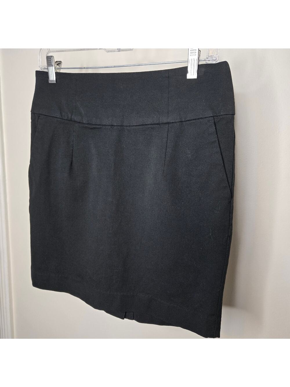 BANANA REPUBLIC Classic Black Women's Pencil Skirt with Pockets Size 6P
